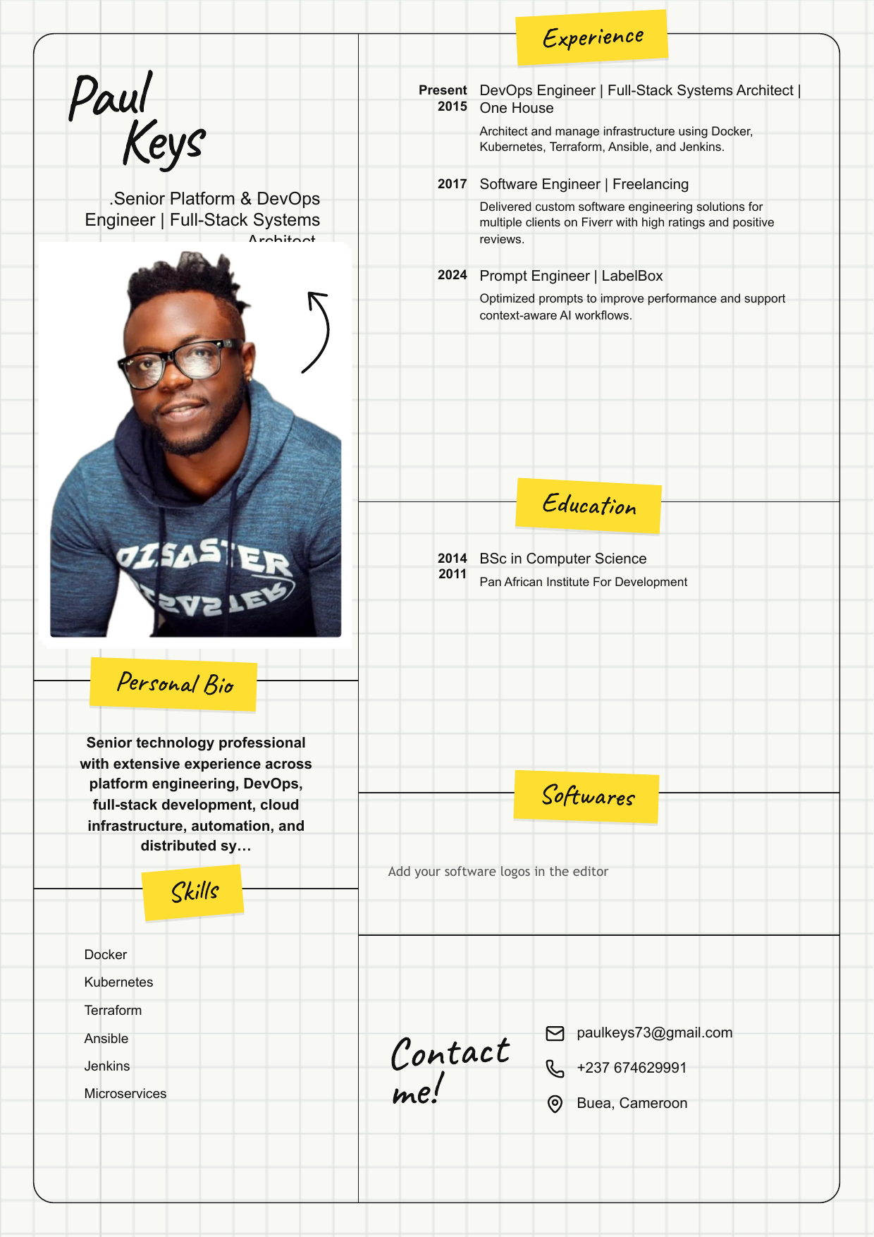 CV template 3
